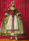 Dibujo original - Figurín Despina